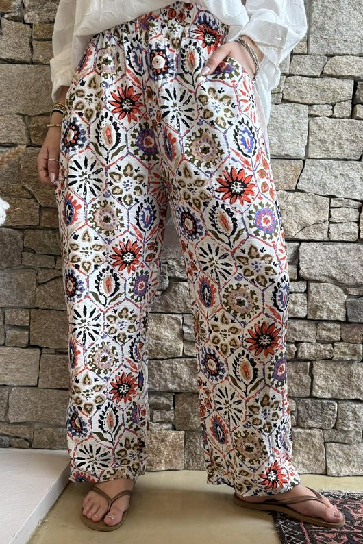 Riad Nights Relaxed Barrel Pant Black